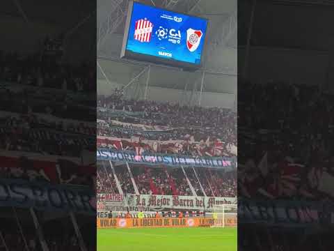 "HINCHADA DE RIVER EN SANTIAGO AYER POR COPA ARGENTINA. #futbol #argentina #hinchadas" Barra: Los Borrachos del Tablón &bull; Club: River Plate
