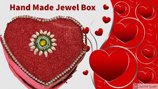 valentine's day special handmade jewel box making idea|| jewel box gift decoration||