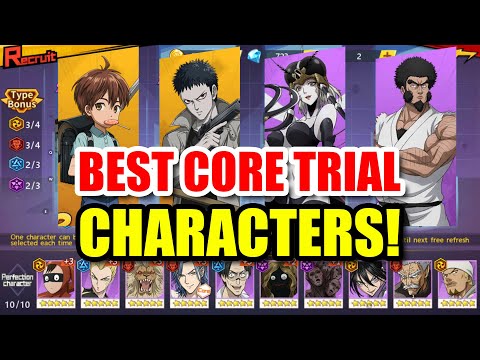 WHO TO CHOOSE FOR CORE TRIALS? SRs or SSRs? [One Punch Man: THE STRONGEST]