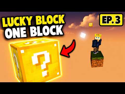 Idiot Tries Modded Lucky Block One Block (Ep. 3)