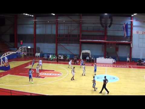 MŽRKL 2015-16 - 4. kolo, ŽKK Trešnjevka 2009 - Kvarner - 4. četvrtina