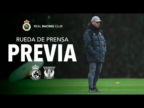 Rueda de prensa Previa de José Alberto | Racing – Leganés | J18 LaLiga Hypermotion