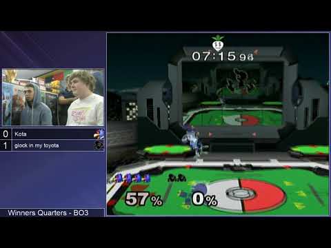GSS 116 SSBM - Kota (Falco) vs. glock in my toyota (Game & Watch, Fox) - Melee WQF