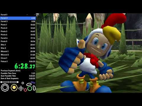 Billy Hatcher and the Giant Egg Any% in 1:03:46 [World Record]