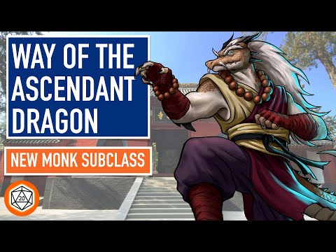 Way of the Ascendant Dragon Monk | New Subclass in Fizban's Treasury of Dragons