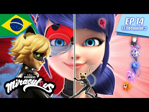 🇧🇷 MIRACULOUS 🐞 CAÇADORA DE KWAMIS 🐾 | Episódio completo ▶️ Temporada 3 Ep 14 | Português BRASIL 🇧🇷