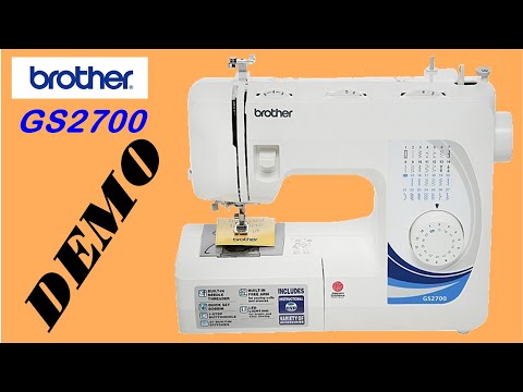 Brother GS2700 Sewing Machine Demo