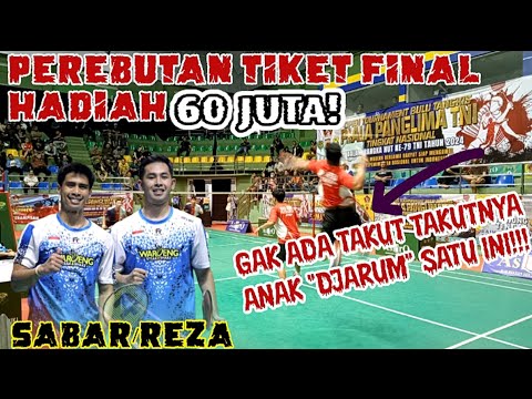"WOW" SABAR GUTAMA/REZA PAHLEVI Dapat Perlawanan SENGIT DARI "TIM DJARUM" | Badminton Terbaru
