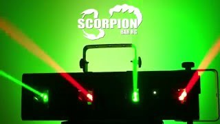 Chauvet DJ Scorpion Bar RG Quad-beam Aerial Effect Laser
