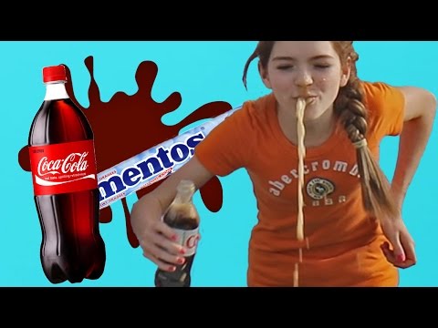 Coke And Mentos Challenge!