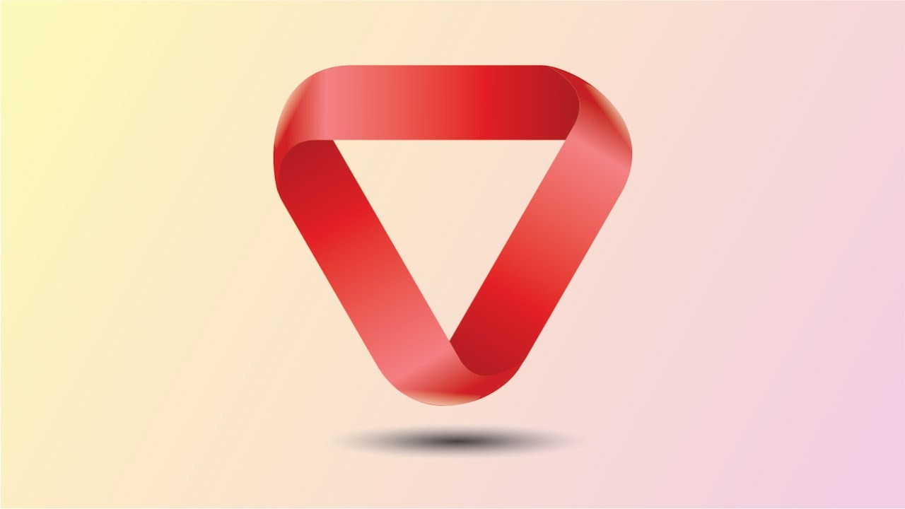 3D Triangle Tutorials - Corel Draw Tutorial