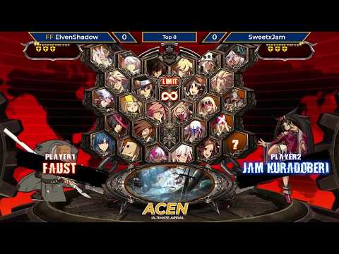 FF ElvenShadow (Faust) VS SweetxJam (Jam) - ACEN 2019 Guilty Gear Xrd Rev 2 Top 8 Winners