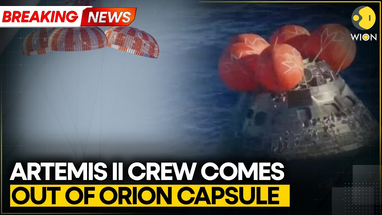Artemis II Splashdown: NASA's Moon Mission Carrying Four Astronauts Return Home | WION BREAKING