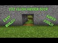 Minecraft Bedrock 1.20 | Easy 2x2 Flush Piston Door Tutorial!