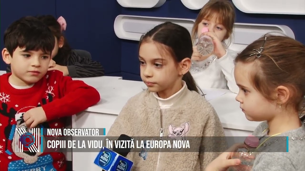 COPIII DE LA VIDU, ÎN VIZITĂ LA EUROPA NOVA