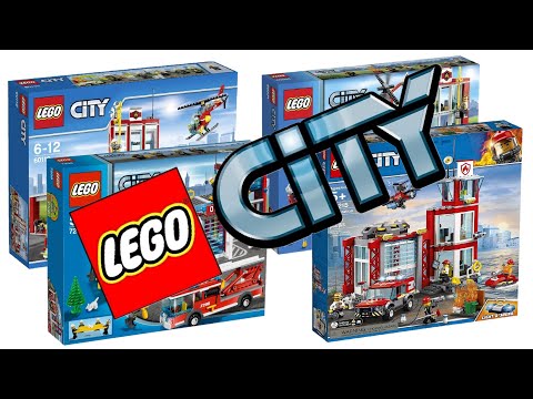 All LEGO City Fire Stations from 2010 to 2019 Speed Build - AustrianBrickFan