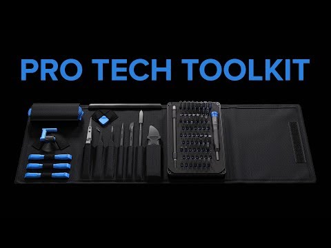 iFixit EU145307 - Įrankių rinkinys - Universalus - Atidarymo kirtiklis,Atsuktuvas,Spudger,Siurbtukas,Pincetas - Juodas,Mėlyna,Pilkas,Nerūdijantis plienas,Permatomas,Baltas - Plokščias,Apsauginis Torx,Veržliaraktis,Torx -3 pincetai video
