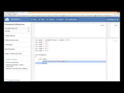 How to Use the JavaScript Switch Statement