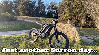 Just another day on the Surron x