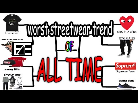 WHAT WAS THE WORST STREETWEAR TREND OF ALL TIME