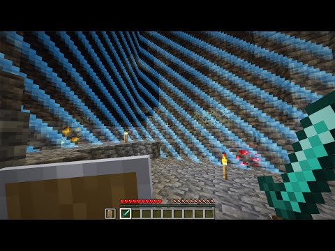 The Cave Update and 100 by 100 Minecraft