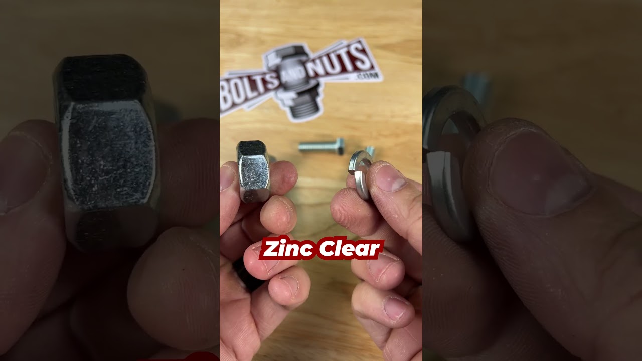 Different types of fastener finishes & colors! #fasteners #farm #mechanic #garage #diy #fabrication