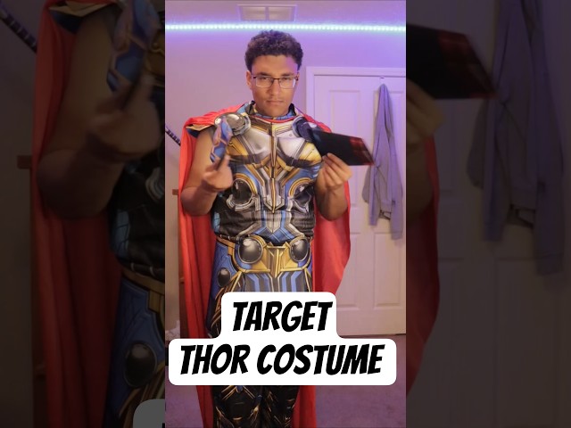 Vídeo relacionado con Rubies Disfraz Thor para adultos, hombres y mujeres, Jumpsuit impreso y capa, Talla M, Traje básico, Licencia Oficial Marvel para Carnaval, despedidas, cosplay y fiestas
