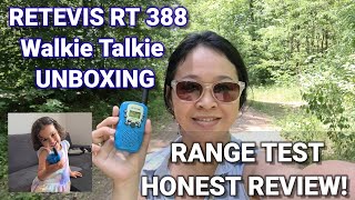 Retevis RT 388 Walkie Talkie Guide | UNBOXING AND HONEST REVIEW
