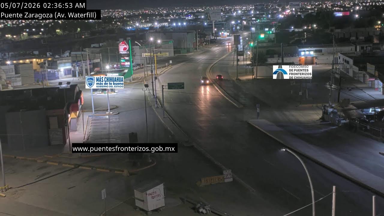 Live webcam view of Zaragoza International Bridge Crossing
