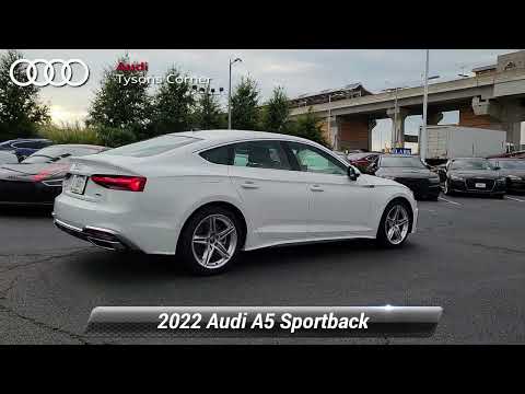 New 2022 Audi A5 Sportback S line Prestige, Vienna, VA 22A0893