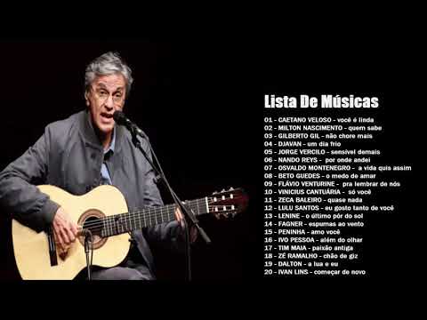 As 20 Melhores da  MPB Caetano Veloso, Milton Nascimento, Gilberto Gil e outros.