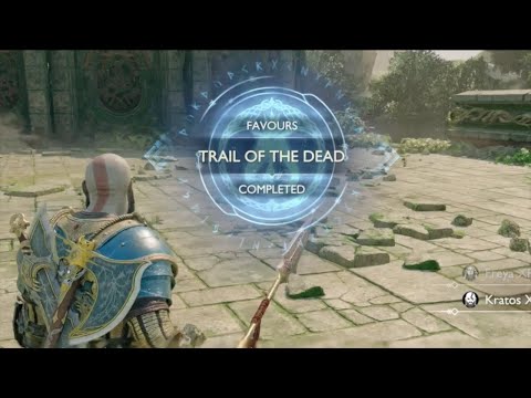Trial of the Dead Favor Walkthrough (Reach the Dragons Feeding Ground) God of war Ragnarok