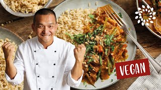 Ausgezeichnetes Jackfrucht Rezept: Jackfrucht-Massaman-Curry