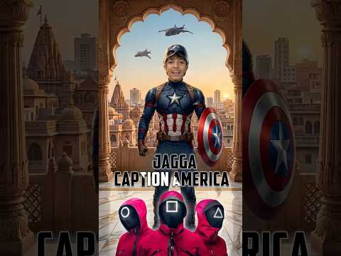 Jagga Bana Caption America 😱 #aaganwadikebacche #comedy #funny #trending #dhonisir #captionamerica