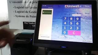 pos systemes presentation 1 caisse enregistreuse tactile uniwell au maroc CAISSE