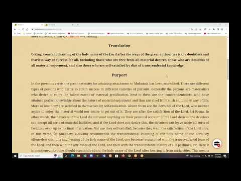 Srimad Bhagavatam 2.1.11