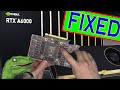 repairing the high end nvidia rtx a6000 gpu