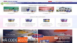 Mã code 43370. Sharecode Website Bán Sơn Nước Giá Rẻ | Sharecode.vn