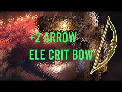 How to craft a +2 arrow elemental crit bow