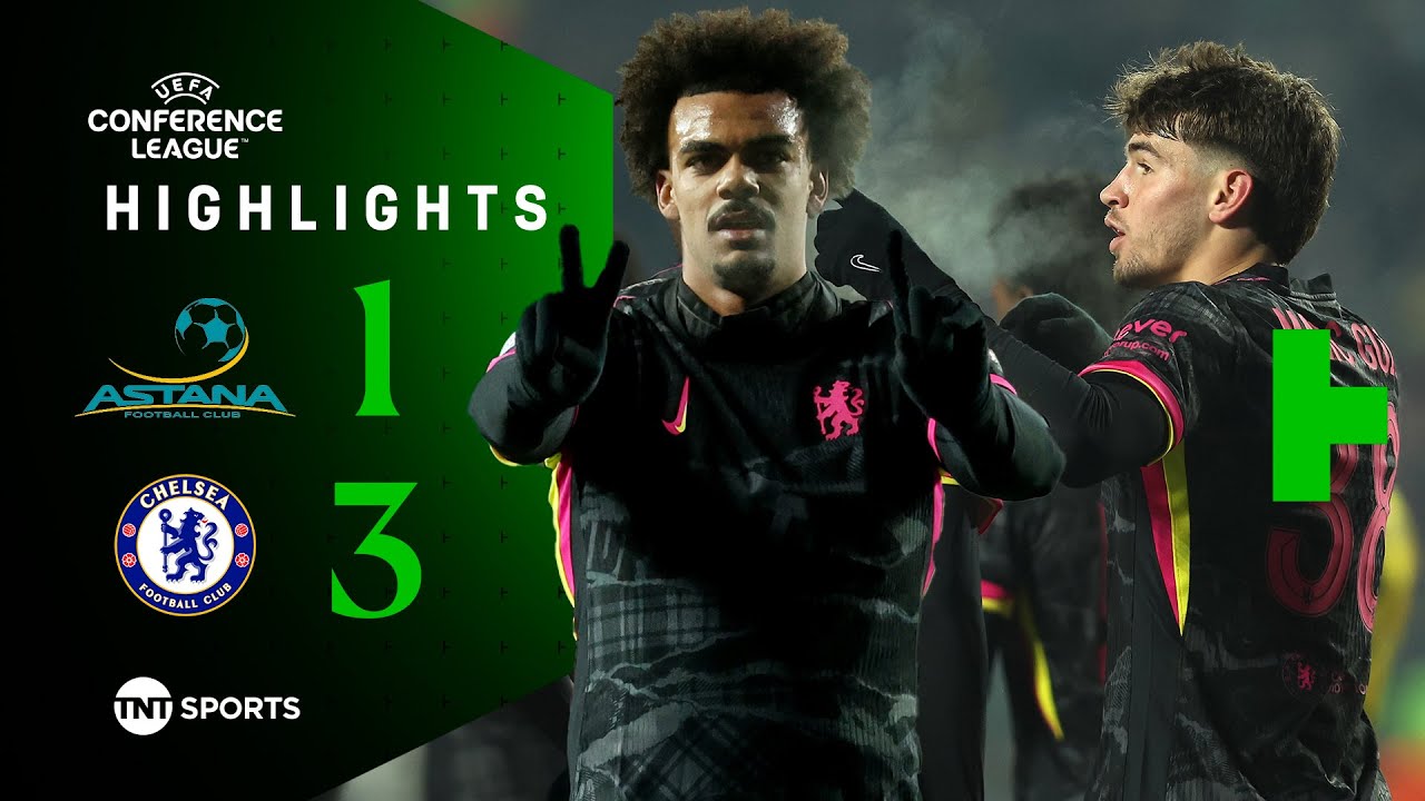 Marc Guiu Bags A Double! 💪 | Astana 1-3 Chelsea | UEFA Europa Conference League Highlights