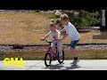 Watch the excitement as this girl learns to ride a bike l GMA