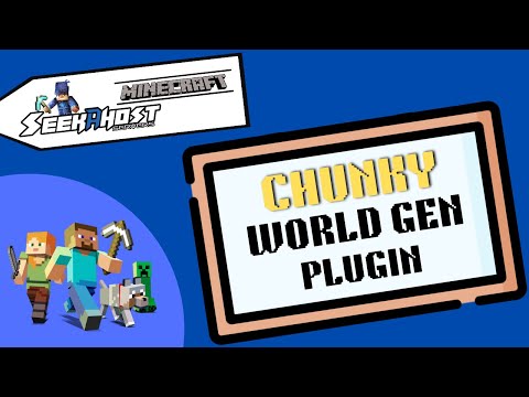 SeekaHost - How to Pre-Generate Your World in Minecraft with Chunky Plugin 1.13 - 1.19