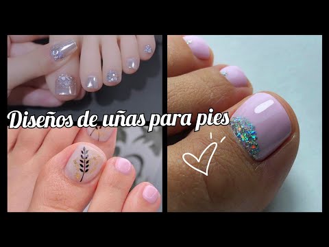 DISEÑOS DE UÑAS PARA PIES✨DESING NAILS TRENDS 2024 #diseñosdeuñas #uñasprincipiantes #uñaspies