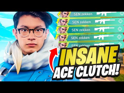 My Craziest ACE CLUTCH in RADIANT RANK?! | SEN zekken