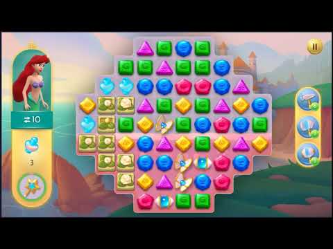 Disney Princess Majestic Quest Level 176 - NO BOOSTERS + FULL STORY 👸 | SKILLGAMING ✔️