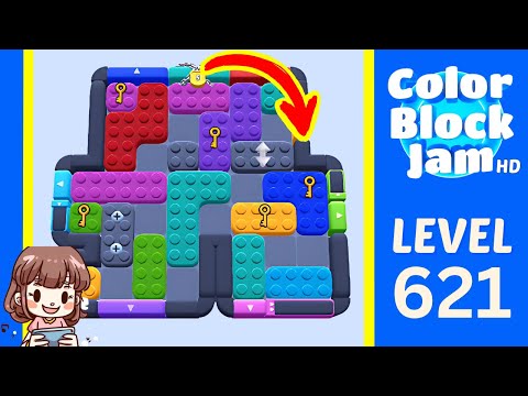 Color Block Jam Level 621 Solution Walkthrough