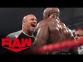 Goldberg Emerges To Confront Bobby Lashley Raw July 19 2021