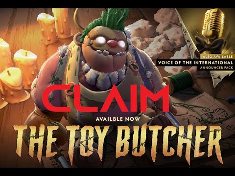 PUDGE PERSONA - TOY BUTCHER WITH VOICE OF THE INTERNATIONAL ANNOUNCER PACK