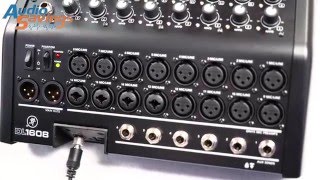 Video thumbnail for Live Demo and In-Depth Product Research for Mackie DL1608 Lightning 16-channel Mixer by audiosavings