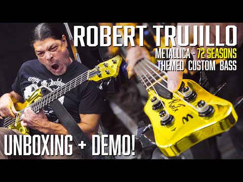 Robert Trujillo | Metallica - 72 Seasons Custom Warwick Signature Bass Reveal!